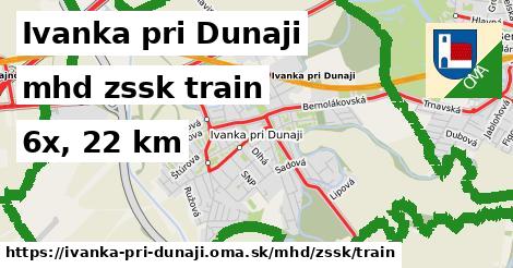 Ivanka pri Dunaji Doprava zssk train