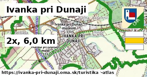 Ivanka pri Dunaji Turistické trasy  