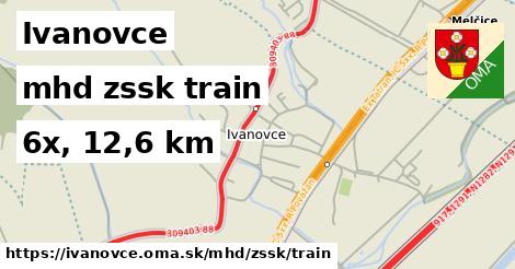 Ivanovce Doprava zssk train