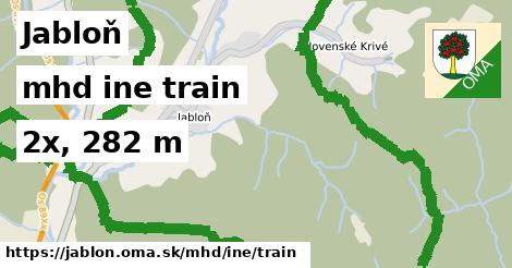 Jabloň Doprava iná train