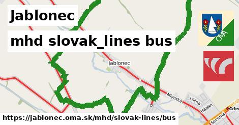 Jablonec Doprava slovak-lines bus