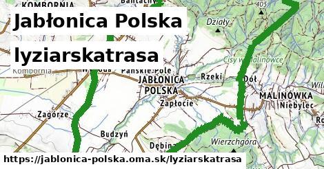 Jabłonica Polska Lyžiarske trasy  