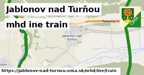 Jablonov nad Turňou Doprava iná train