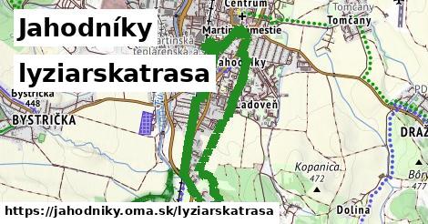 Jahodníky Lyžiarske trasy  