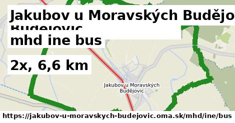 Jakubov u Moravských Budějovic Doprava iná bus