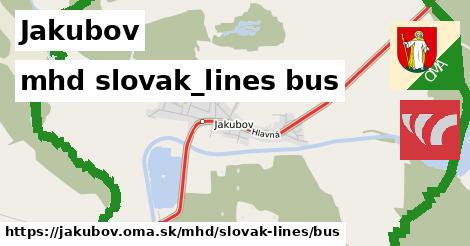 Jakubov Doprava slovak-lines bus