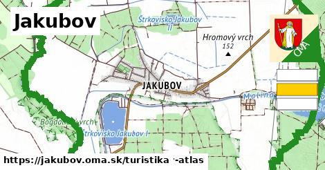 Jakubov Turistické trasy  