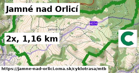 Jamné nad Orlicí Cyklotrasy mtb 