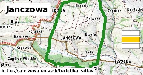 Janczowa Turistické trasy  
