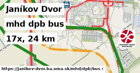 Janíkov Dvor Doprava dpb bus