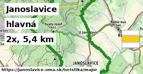 Janoslavice Turistické trasy hlavná 