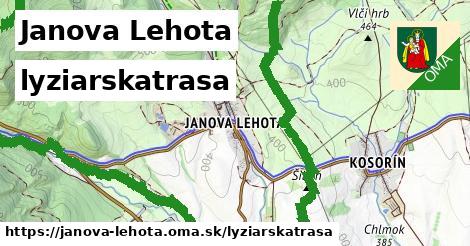 Janova Lehota Lyžiarske trasy  