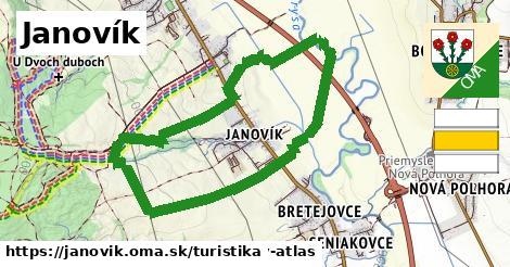 Janovík Turistické trasy  