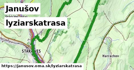 Janušov Lyžiarske trasy  