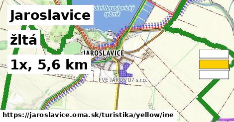 Jaroslavice Turistické trasy žltá iná
