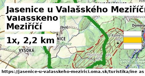 Jasenice u Valašského Meziříčí Turistické trasy iná 