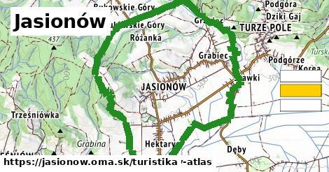Jasionów Turistické trasy  