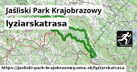 Jaśliski Park Krajobrazowy Lyžiarske trasy  