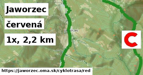 Jaworzec Cyklotrasy červená 