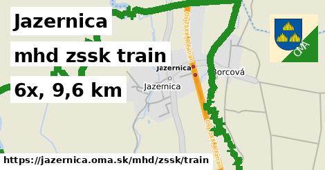 Jazernica Doprava zssk train