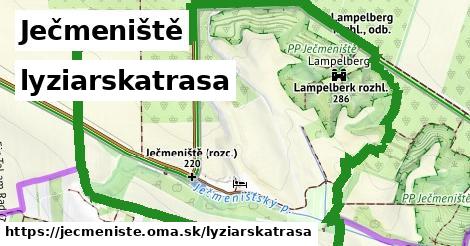 Ječmeniště Lyžiarske trasy  