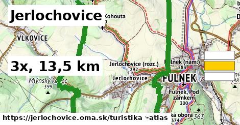 Jerlochovice Turistické trasy  
