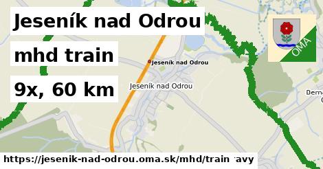 Jeseník nad Odrou Doprava train 