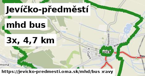 Jevíčko-předměstí Doprava bus 