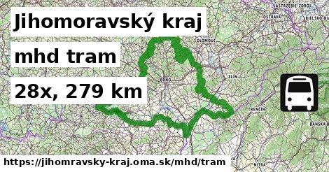 Jihomoravský kraj Doprava tram 