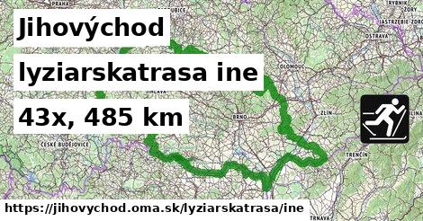 Jihovýchod Lyžiarske trasy iná 