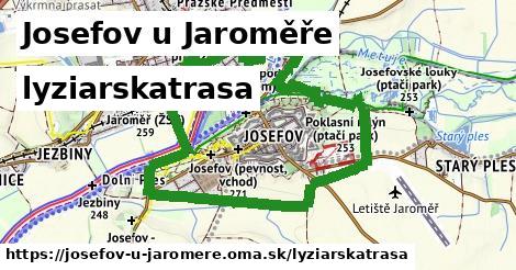 Josefov u Jaroměře Lyžiarske trasy  