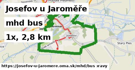 Josefov u Jaroměře Doprava bus 