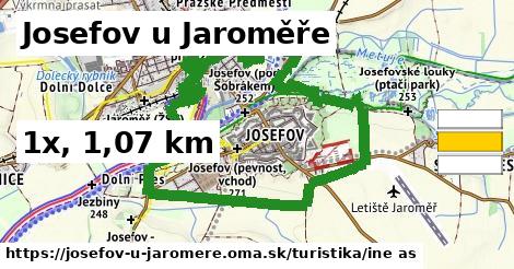 Josefov u Jaroměře Turistické trasy iná 