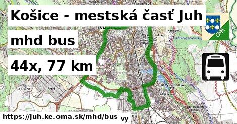 Košice - mestská časť Juh Doprava bus 