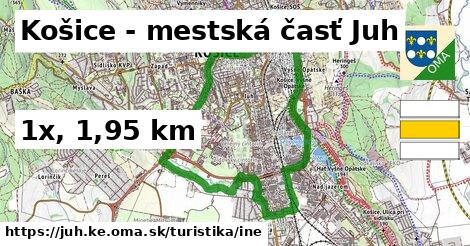 Košice - mestská časť Juh Turistické trasy iná 