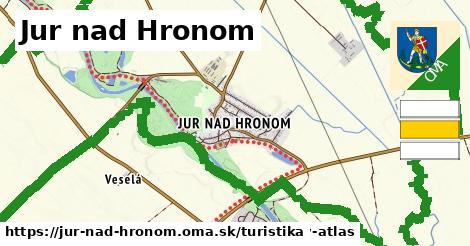 Jur nad Hronom Turistické trasy  