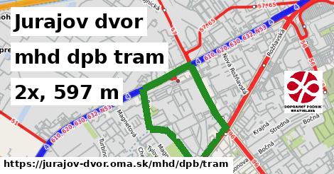 Jurajov dvor Doprava dpb tram