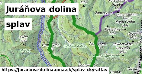 Juráňova dolina Splav  