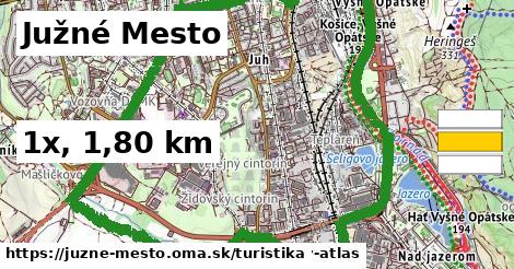 Južné Mesto Turistické trasy  