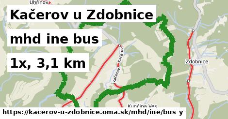 Kačerov u Zdobnice Doprava iná bus