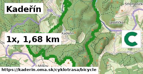Kadeřín Cyklotrasy bicycle 
