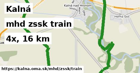 Kalná Doprava zssk train