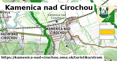 Kamenica nad Cirochou Turistické trasy strom 