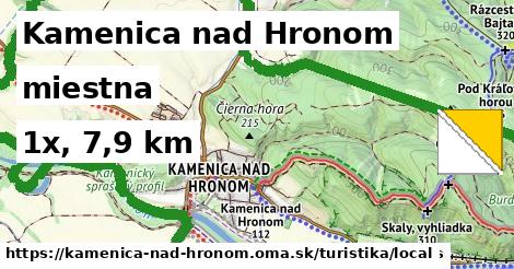 Kamenica nad Hronom Turistické trasy miestna 