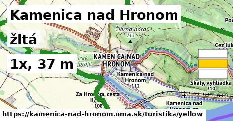 Kamenica nad Hronom Turistické trasy žltá 