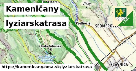 Kameničany Lyžiarske trasy  