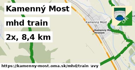 Kamenný Most Doprava train 