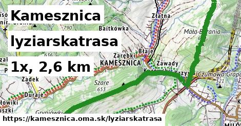 Kamesznica Lyžiarske trasy  