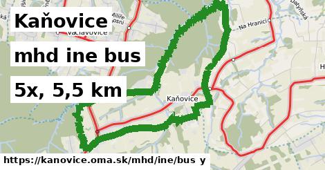 Kaňovice Doprava iná bus