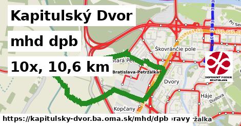 Kapitulský Dvor Doprava dpb 